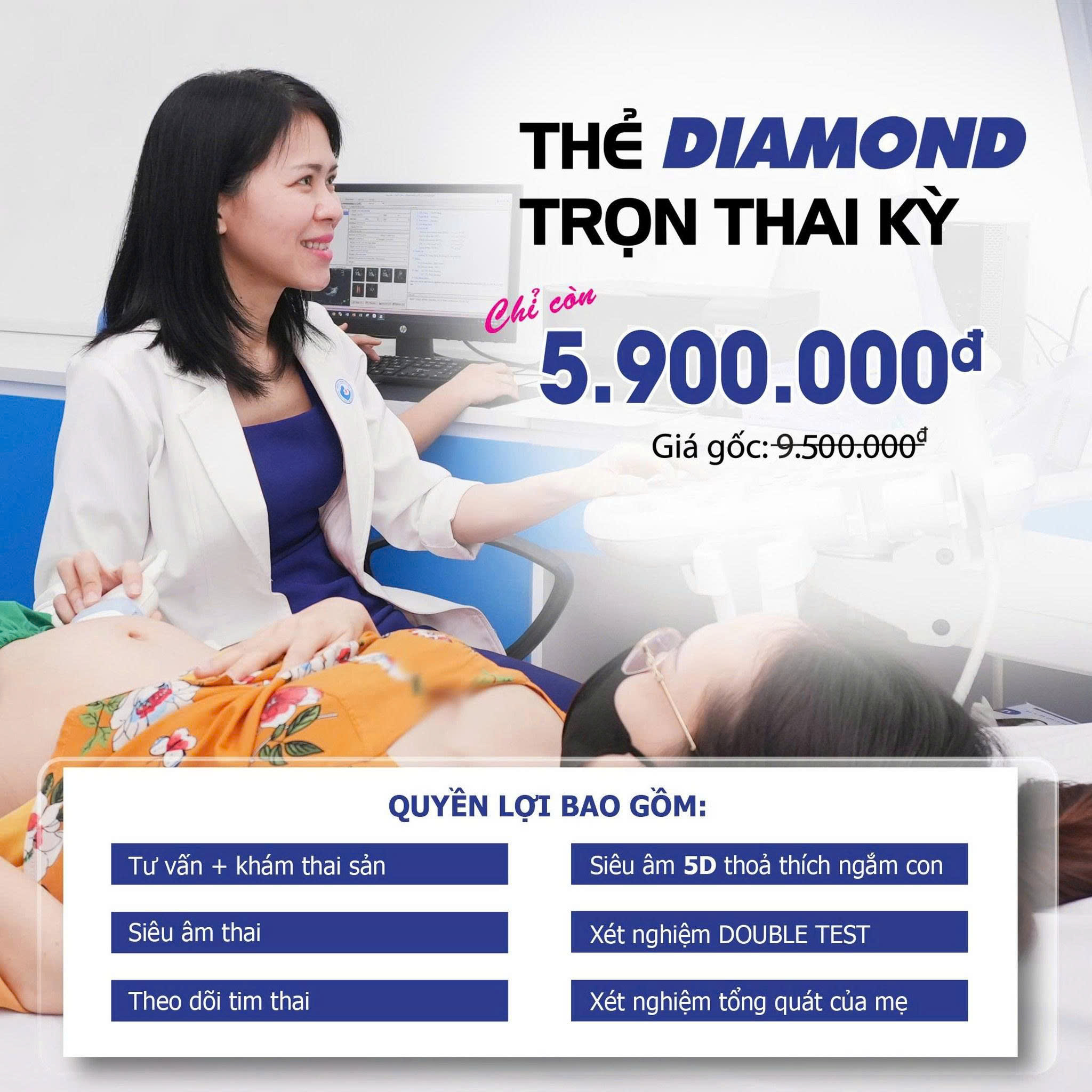 Gói khám Trọn Thai Kỳ DIAMOND