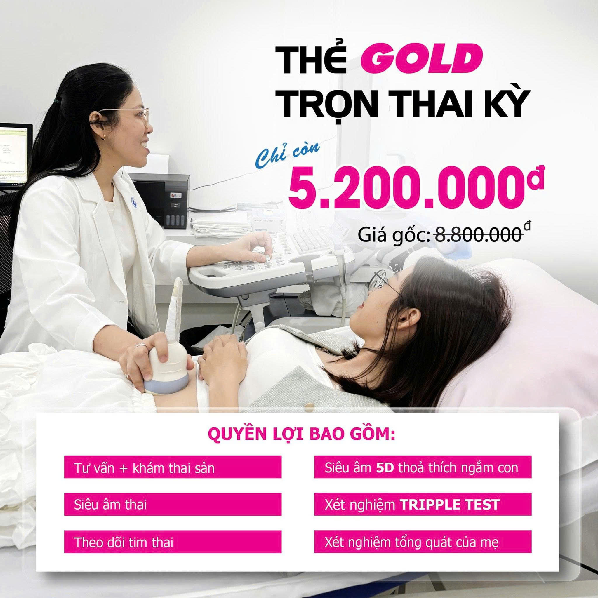 Gói khám Trọn Thai Kỳ GOLD